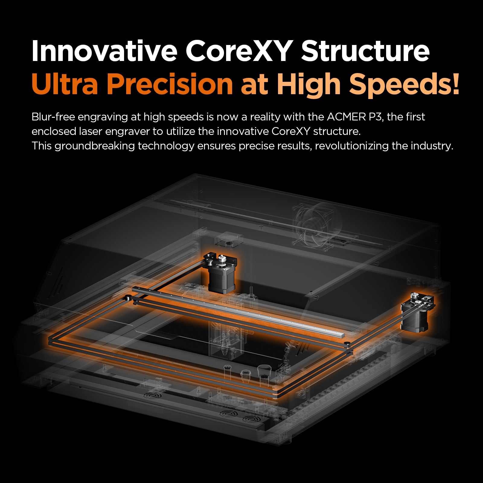 ACMER P3 IR＆Diode Enclosed Dual Laser Engraver